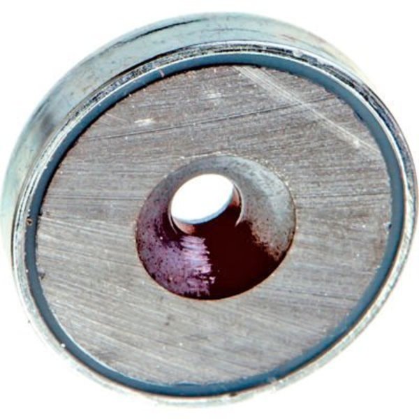 J.W. Winco J.W. Winco Retaining Magnet Assembly Disc-Shape w/ Countersunk Thru Hole, 1.57" Dia Steel 50.4-HF-40